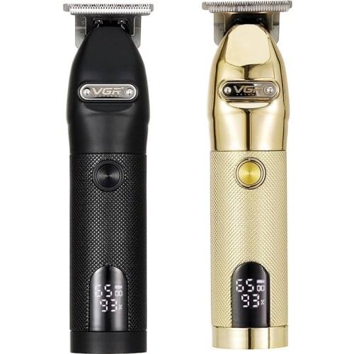 VGR Head Hair Clipper Rechargeable Trimmer T-Outliner Barber Shaving Machine Vintage Cordless Haircut Men Cutter Shaver