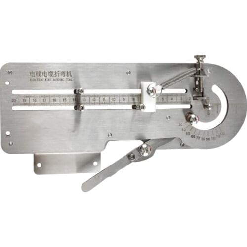 Wire Bending Machine Small Cable Harness Press Brake Manual Bending Machine Wire Folding Machine Wire Bending Tool Electrician