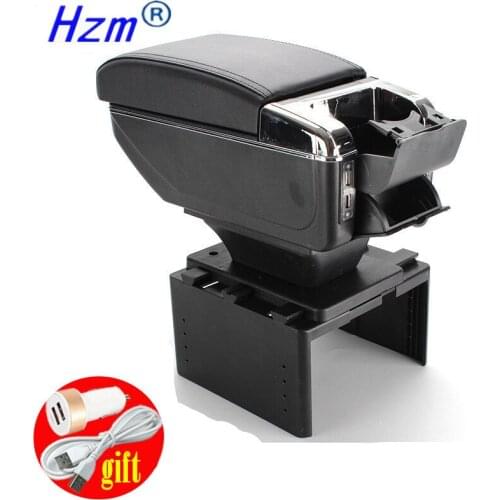 For Renault logan 2/Megane/twingo armrest box central Store content box products interior Armrest Storage accessories part