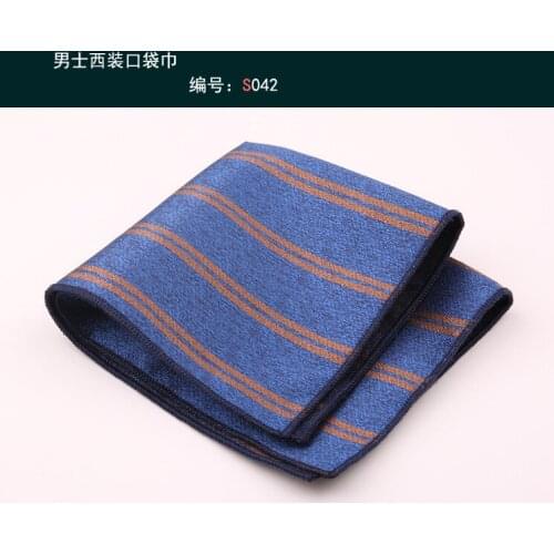 Polyester silk suit pocket square suit dress accessories bra small square scarf wedding host banquet business men