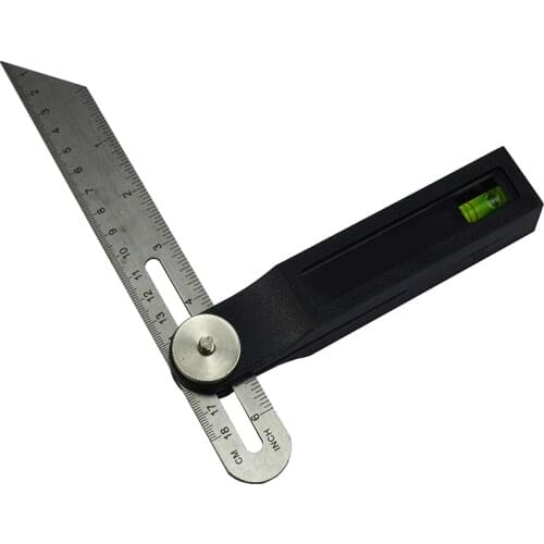 Protractor Angle Rulers Gauges Tri Square Sliding T-Bevel With bubble Handle Level Measuring Tool wooden marking gauge