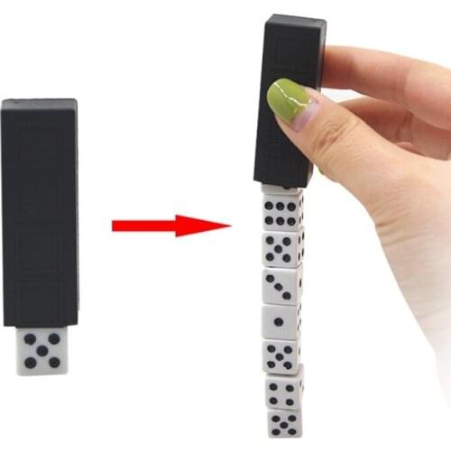 Magic Toys New Tower of Dice Magic Tricks Dice Increase Close Up Stage Magic Props Toys YH2223
