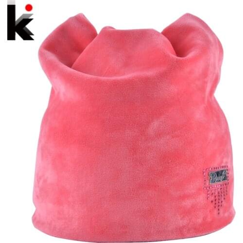 Winter Beanie Hat Ladies Cat Girls Hats For Women Beanies Fluff Caps Russia Skullies Touca Cap With Ear Flaps