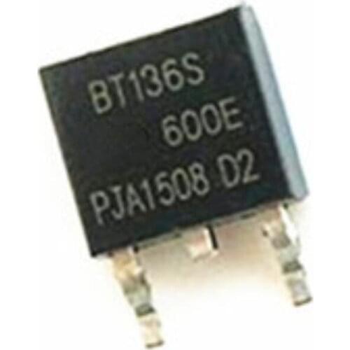 10PCS/LOT BT136S-600E SOT-252 patch bidirectional thyristor