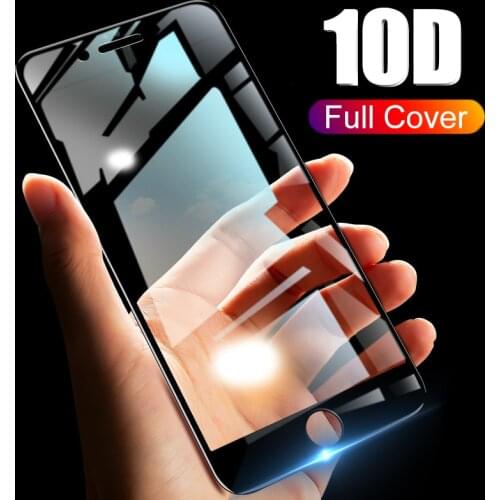 10D Protective glass on the for iphone 11 Pro 12 10 X 8 6 6s Plus screenprotector armor aiphone 7 6plus 6 S tempered tremp Films