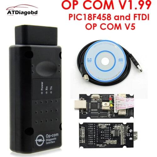 2019 v1.99 OPCOM V1.95 Professional Diagnostic Tool For Opel OP COM OP-COM With PIC18F458 Firmware V1.59 Auto Scanner