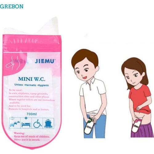 4Pcs 700Ml Emergency Portable Car Urine Bag Vomit Bags Mini Toilet Mobile WC Disposable unisex Kids urinal child outdoor travel