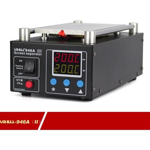 YIHUA LCD Touch Screen Separator Repair Machine With Build-in Vacuum Pump Hot Plate For Glass Refurbishing
