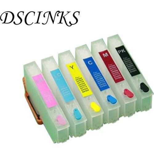 T2421-T2426 Empty ink cartridge with permanent chip For Epson Expression Photo XP-750 XP-850 XP-950 XP-860 XP-55 XP-760 XP-960