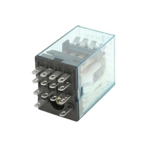HH54P DC 24V Coil 4PDT 14-Pin 14P Electromagnetic Power Relay
