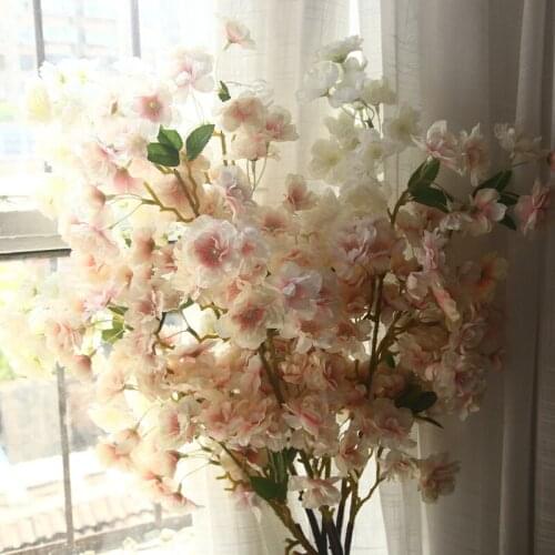 Artificial Flowers Cherry blossom tree INS Style High-grade Silk High simulation Wedding decoration home Decor