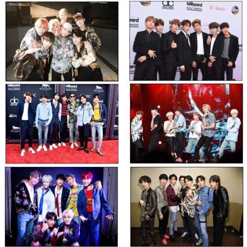Korean K-POP Band Bangtan boys Poster New style latest poster decoration painting hd photo paper 61