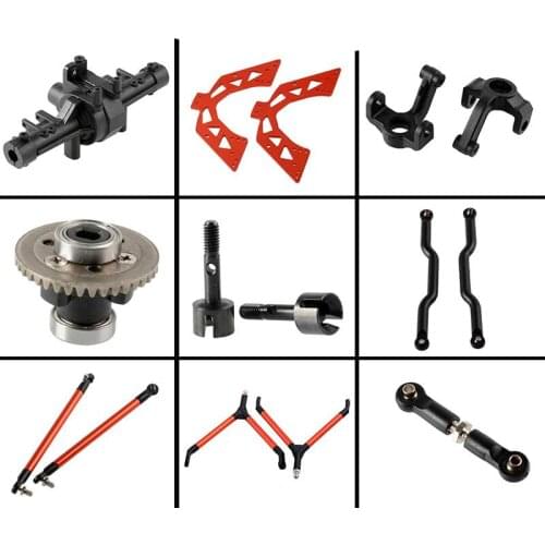 HSP 1:18 Rock Crawler Parts 68001 Axle Cover/68004 Hub Carrier/68005 Steering C Knuckle/68024 Wheel Alxe for 9480 RC Cars