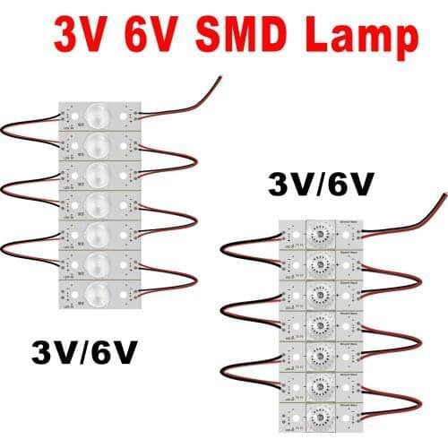 NEW 3V 6V SMD Lamp Beads with Optical Lens Fliter for 20-120 inch LED TV Repair