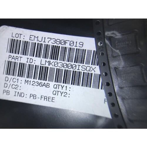 LMK03000ISQX/NOPB LMK03000 AD9963BCPZRL PMF8518LP ICS525R-02LFT 525R-02ILF AD9963 PMF8518 ELCS3516C SL3516C new original