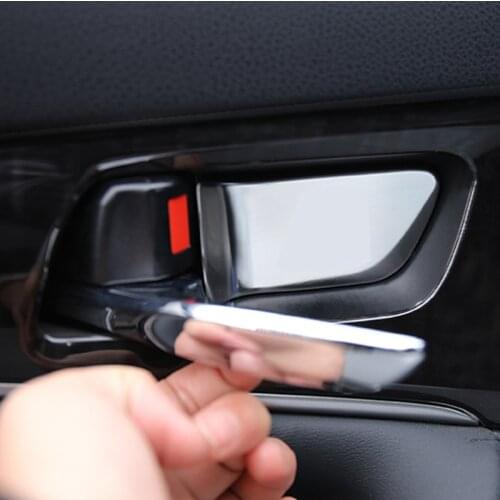 For Toyota Crown 2015 2016 2017 2018 Car Interior Door Handle Cover Sticker Stainless Steel Accessories Carstyling