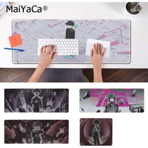 Maiyaca New Arrivals Mob Psycho 100 Office Mice Gamer Soft Mouse Pad Rubber PC Computer Gaming mousepad