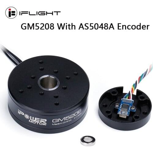 IFlight IPower GM5208 Hollow Shaft Brushless Gimbal Motor With AS5048A Encoder for DSLR / CANON 5D2/5D3 Cameras Stabilization