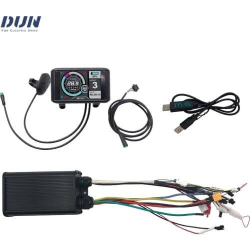 Sabvoton 45A 48V 60V 72V 1500W Programmable Bldc Ebike Scooter Motor Controller SVMC7245 With UKC1 TFT Display Speedometer