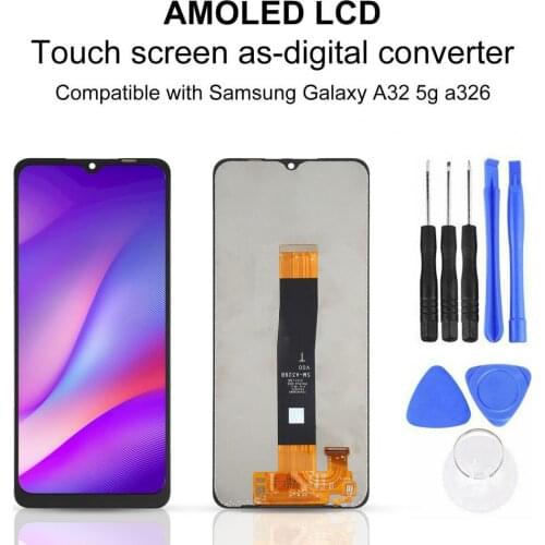 AMOLED Phone LCD Touch Screen Digitizer Assembly FOR Samsung Galaxy A32 5G A326 Replacement Touch Screen Digitizer Assembly