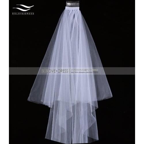 SOLOVEDRESS Wedding Short Veils