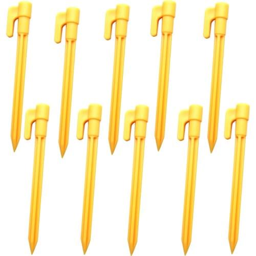 Outdoor Camping Tent Nails Sand Ground Triangular Stake Ground Awning Camping Tools Plastic Tent Pegs Nail