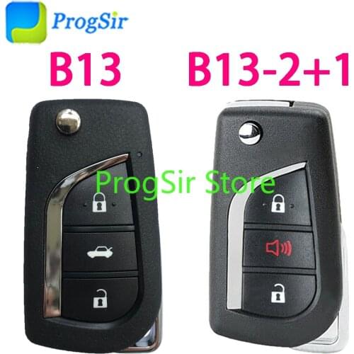 KEYDIY B13-2+1 B13 KD Universal Remote Control Key for Toyota Work With KD-X2 KD900