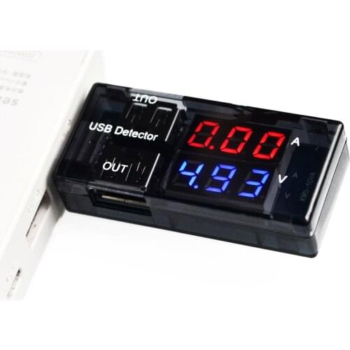 USB Current Voltage Tester USB Voltage Ammeter USB Detector Double Row Shows New