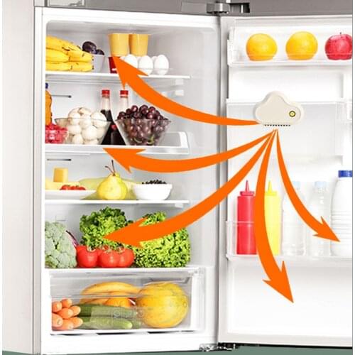 USB Chargeable Air Purifier Yunduo Refrigerator Deodorizer Odour Absorber Closet Deodorant Fridge Activated Sterilize Deodorant