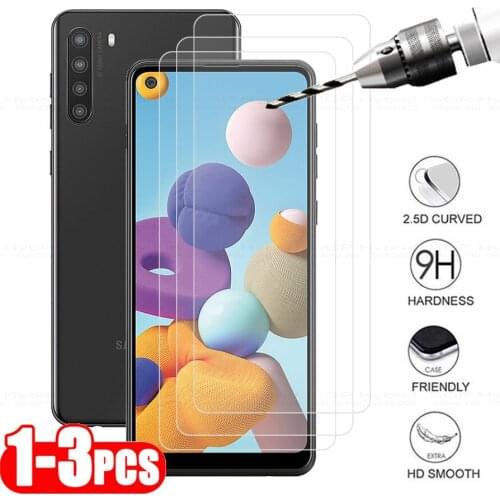 1-3Pcs Protective Glass For Samsung Galaxy A21 21 A Light Protection Film For Samsung A21 21A SM-A215U Sklo Cover 6.5"