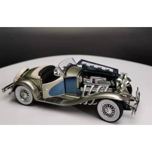1:32 Scale American Luxury Vehicle 1935 Duesenberg Convertible Classic Car Model Metal Die-Cast Simulation Toy Collection Gift