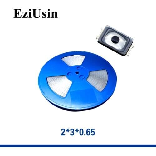 10000pcs In Tape One Reel TS-A003 Membrane Micro Switch 2*3*0.65 2*3*0.6 Phone Tactile Tact Push Button SMT EVPAWCD2A