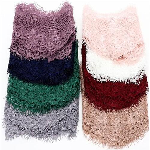 3 yards/lot 9.5cm Width 10 Colors Option Flower Embroidered Lace Fabric Trim Ribbons DIY Sewing Handmade Materials New Arrival