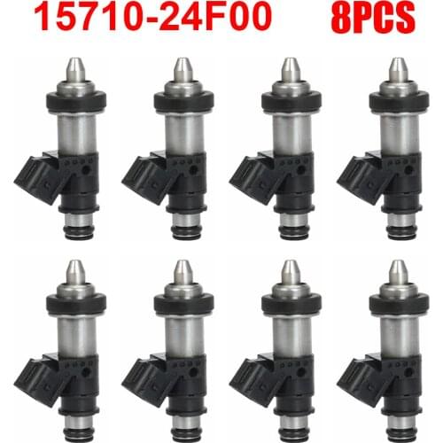 8PCS High Quality Fuel Injectors For Suzuki GSXR 600 750 1000 Hayabusa GSX1300 15710-24F00 1571024F00