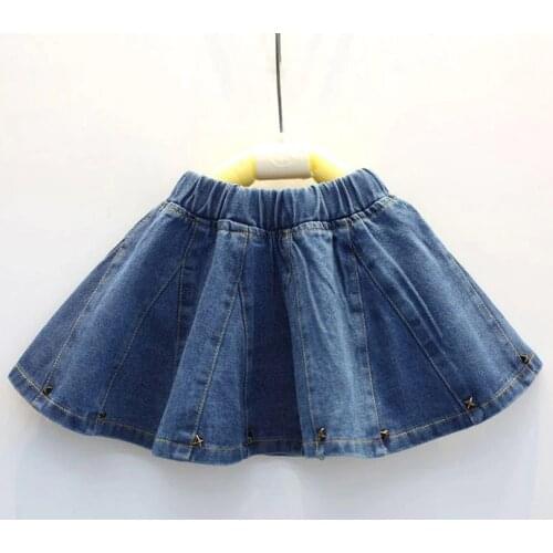 ALEXUS WHITE Denim Skirts For Girls