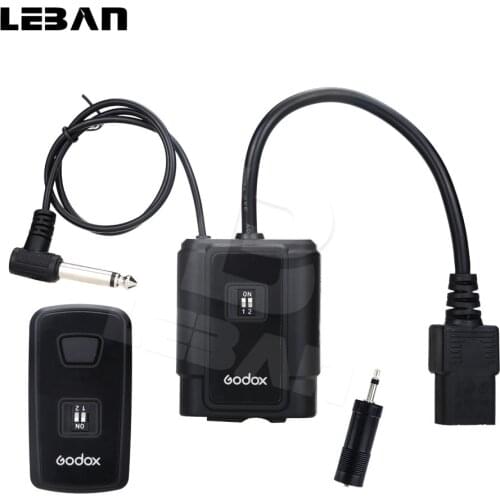 Godox DM-04 4 Channels Wireless Studio Flash Trigger Radio Transmitter & Receiver for Canon Nikon Olympus Pentax Cameras