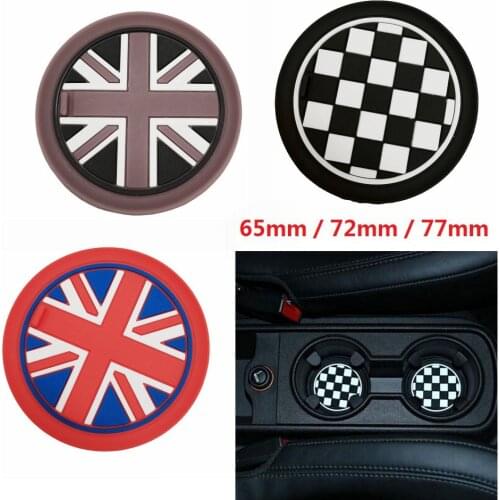 For MINI R50 R52 R53 R55 R56 R57 R58 R59 R60 R61 F54 F55 F56 F57 F60 Water Cup Holder Silica Gel Mat For MINI Cooper Accessories