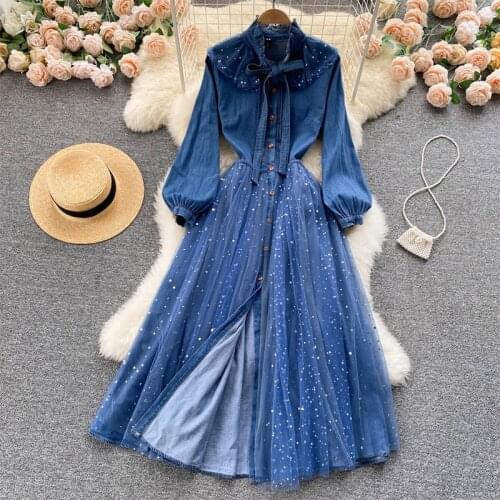 Fitaylor Fashion Denim Dresses
