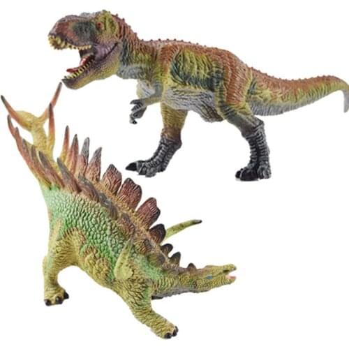 Simulation Large Dinosaur Model Tyrannosaurus Rex Stegosaurus Children Boy Action Figure Toys Kids New Year Gift