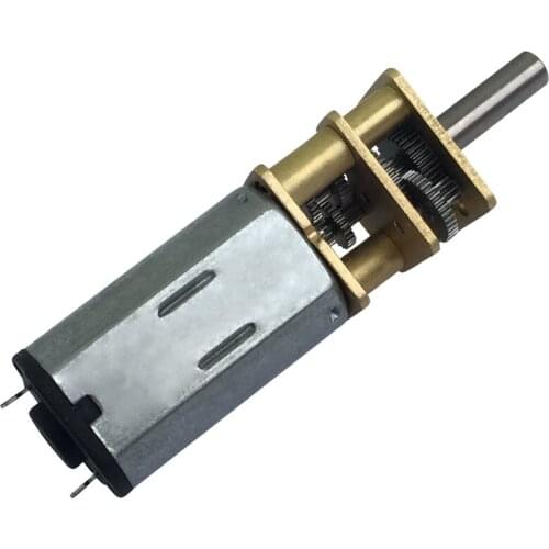 JGA12-N30-1000-10D miniature gear motor 6V 7RPM 12V 14RPM Torque 3KG.CM