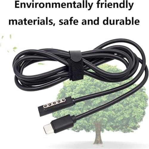 USB C Type C Female Or Male Power Supply Charger Adapter Charging Cable Cord for Surface Pro 1/ 2/Surface RT