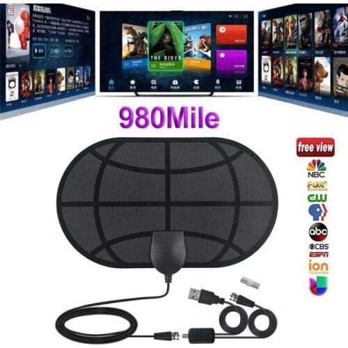 NEW 980 Mile Range Antenna TV Digital HD Skywire 4K Antena Digital Indoor HDTV 1080p dropshipping
