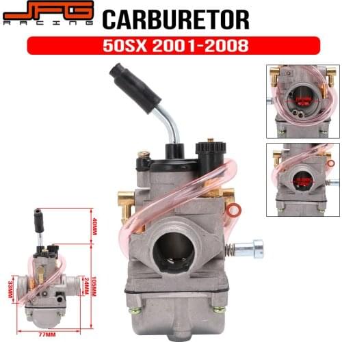 Motorcycle Aluminum Carburetor Carb Racing For KTM 50SX SX50 SX 50 2001 2002 2003 2004 2005 2006 2007 2008 Dirt Bike