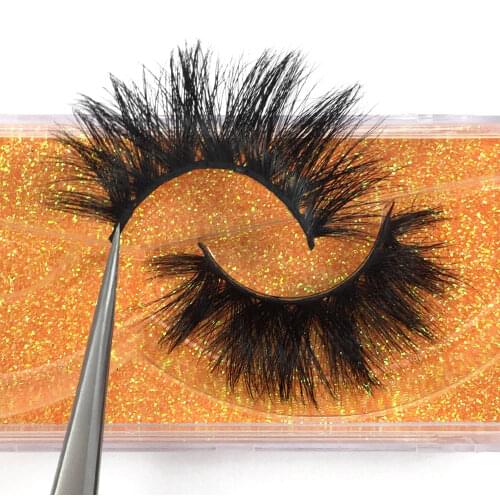 Mustudo 5D Mink Lashes Cruelty-free Mink 3D Eyelashes Handmade Full Strip Lashes Crisscross False Eyelash Makeup Eyelashes 6D90