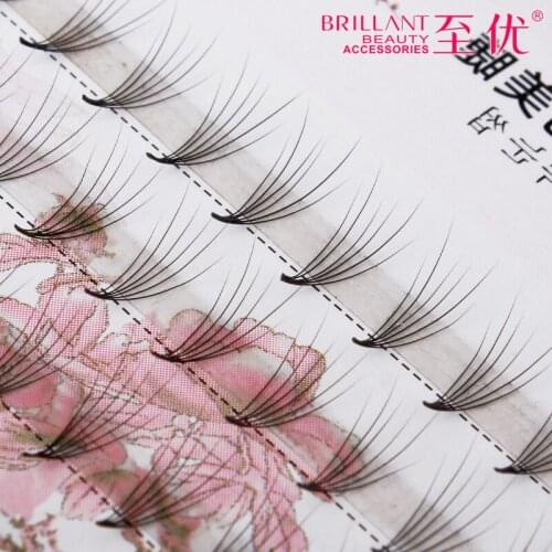 Wholesale New Natural Long Black Individual False Eyelashes Eye Lash Extension Makup Tool 60Knots 6 8 10 12 MM C curl
