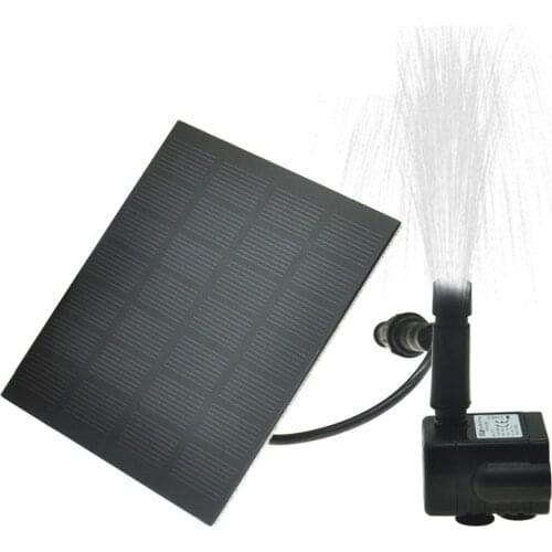 Solar Fountain Pump 7V 1.2W Solar Panel Powered Water Pump for Garden Pond Pool Fish Tank Garden Decor Outdoor Fountain Pump