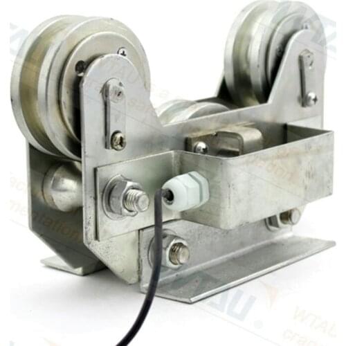 Low cost wire rope tension load cell pulley sensor model with indicator for Construction machinery