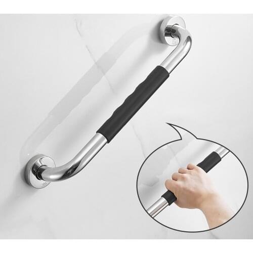 Non-slip Bathroom Handrail Grab Bar Toilet Shower Bathtub Safety Handrail Support Balance Grab Bar Stainless Steel Safety Rail