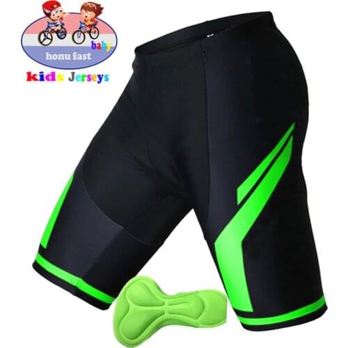 2020 New Pro Team Kids Cycling Pants Boys Lycra Cycling Padded Shorts Bicycle Short Tights Pants Mountain Bike Breathable Shorts