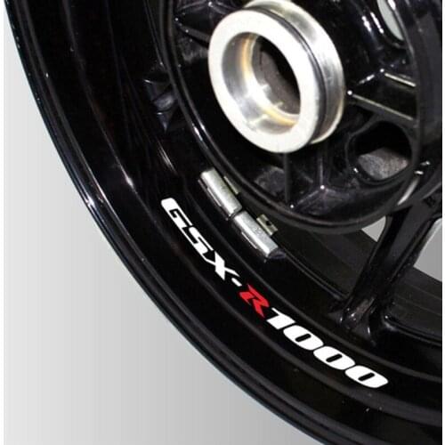 New Motorcycle Waterproof Reflective stickers Tire rim inner Decorative decals wheel patch For SUZUKI GSX-R1000 K8 k9 gsx r1000